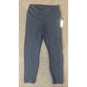 Womens Yoga-lic-ious Lux Hi Rise Ankle Black Yoga Pants XXL